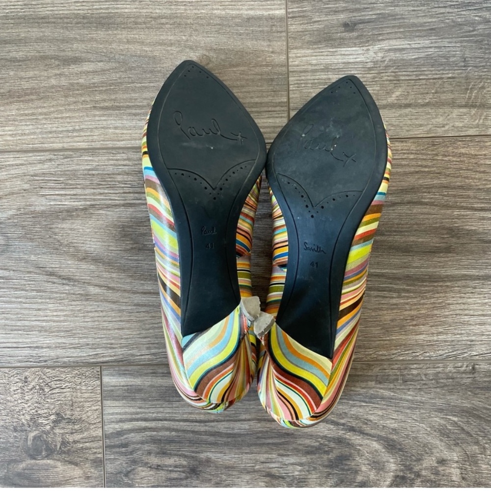 Paul Smith Swirl Striped Vintage Pumps | 41 - Picture 13 of 13